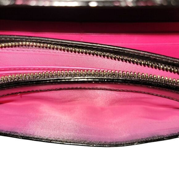 DIOR/ChristianDior Lady Dior  Wallet On Chain Patent Leather Black - Picture 5 of 16